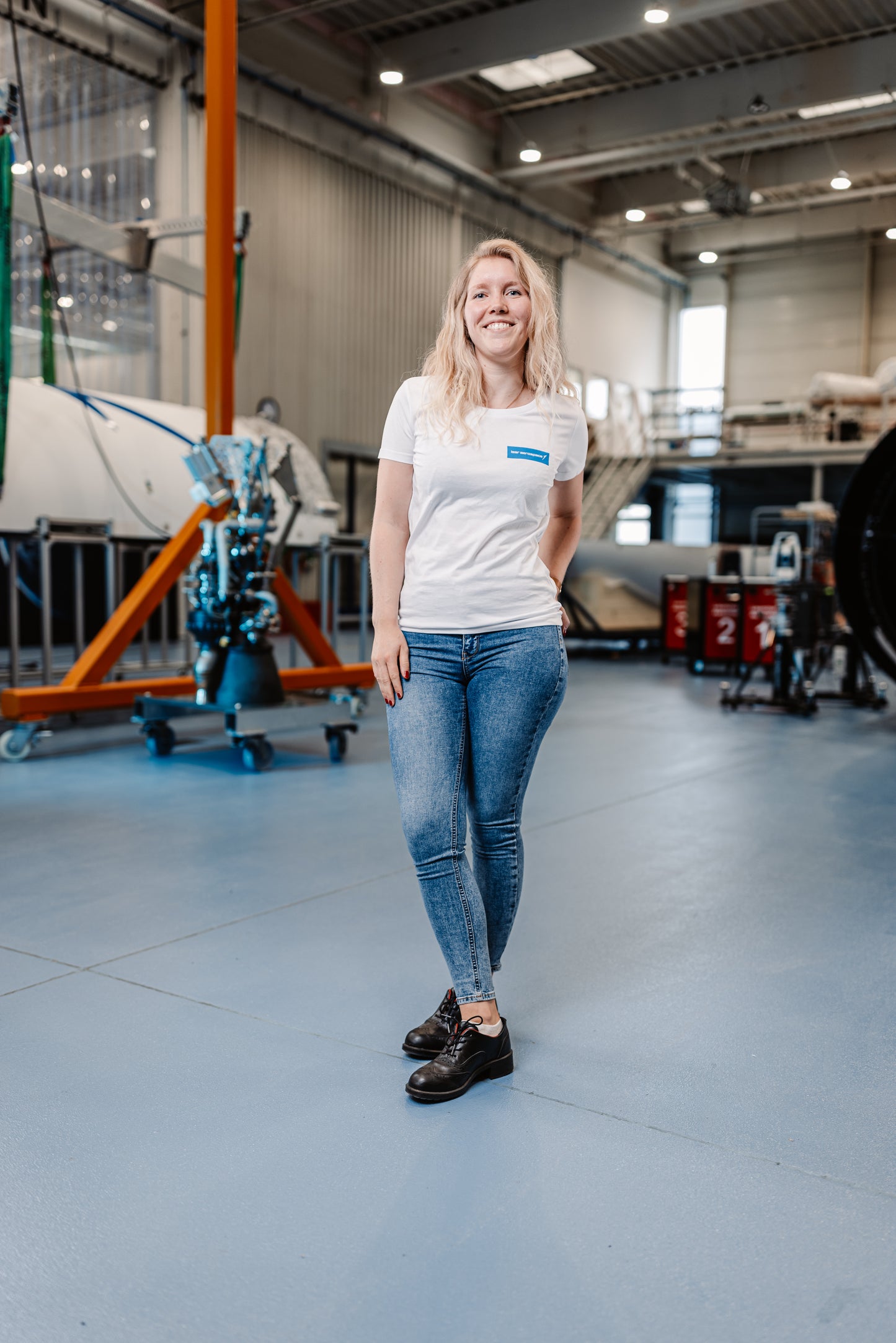 Women T-Shirt Isar Aerospace White