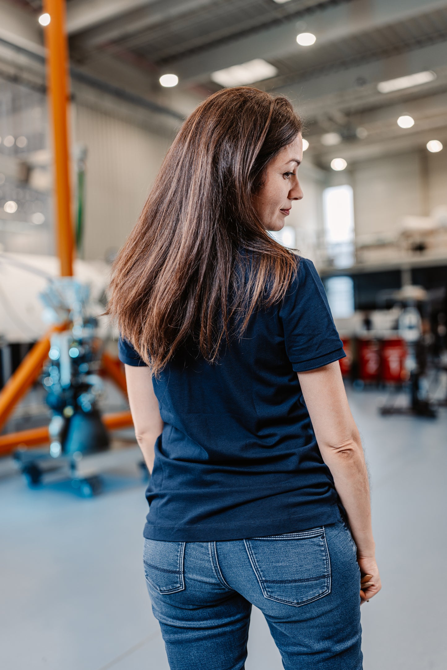 Women Polo Shirt Blue