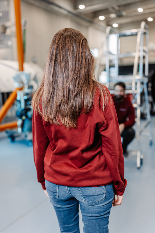 Unisex Crewneck Isar Aerospace Burgundy