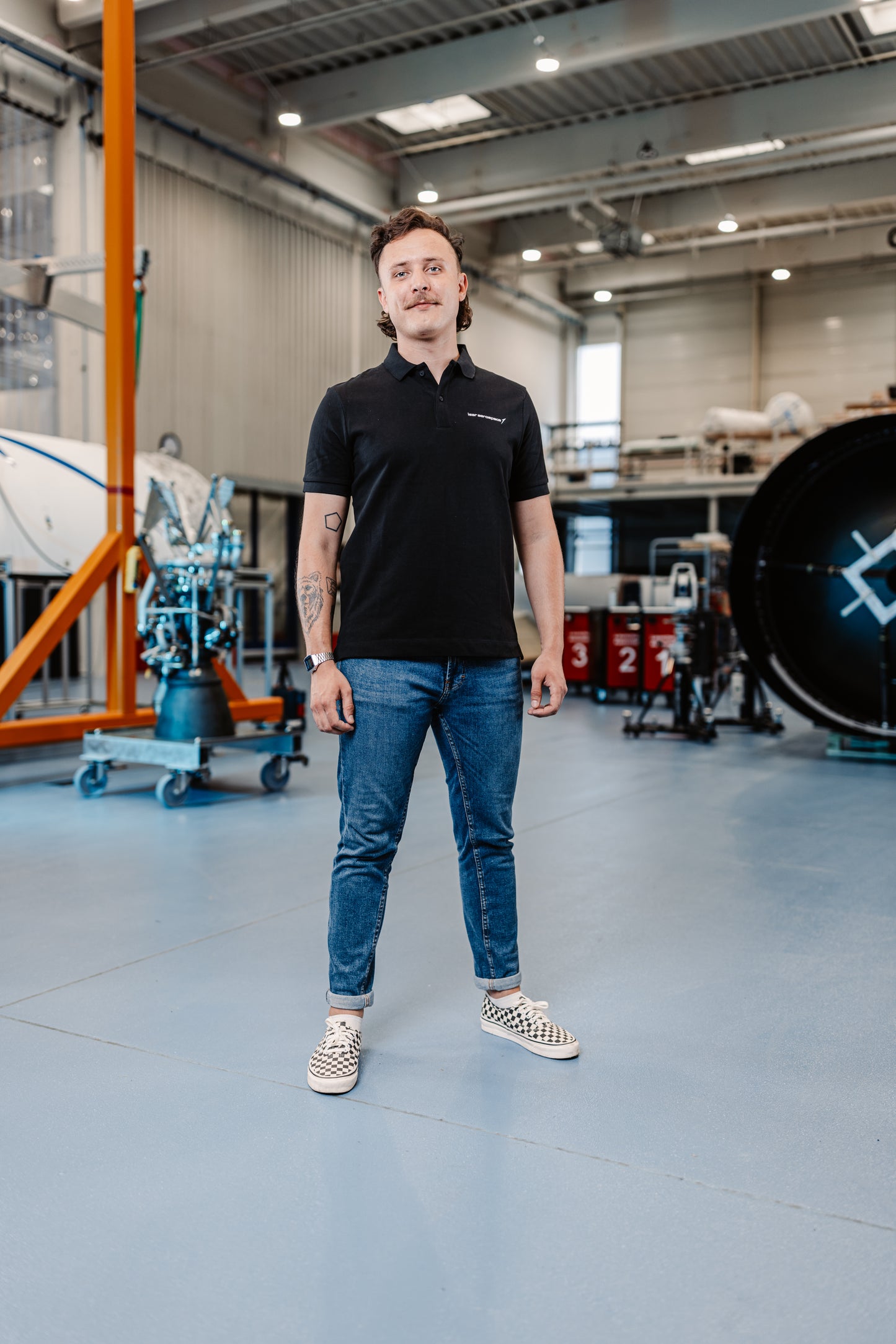 Men Polo Shirt Black