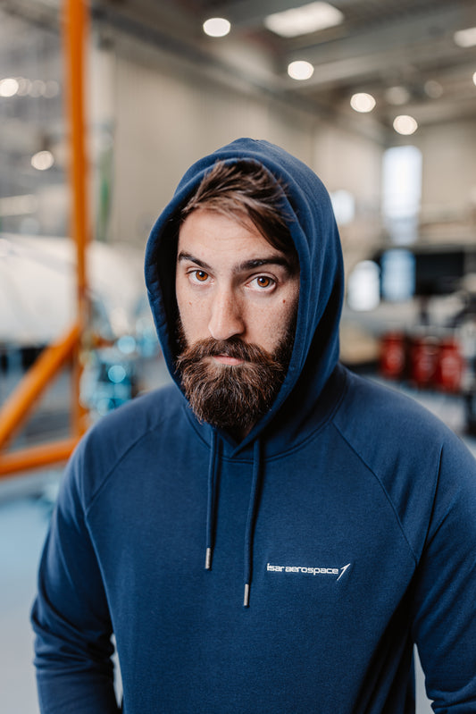 Men Hoodie Isar Aerospace Blue
