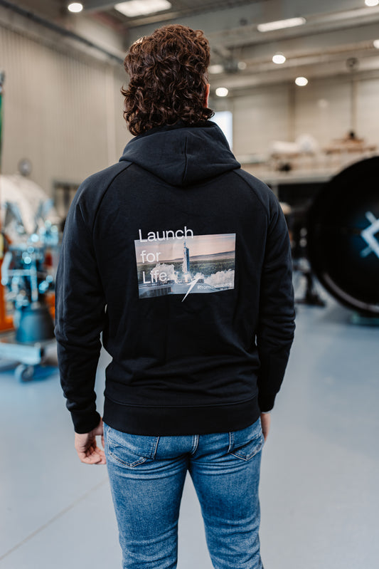 Men Hoodie Launch for Life