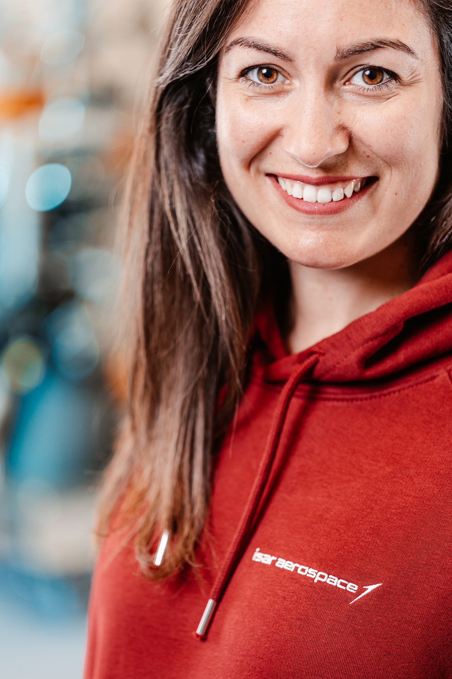Women Hoodie Isar Aerospace Burgundy