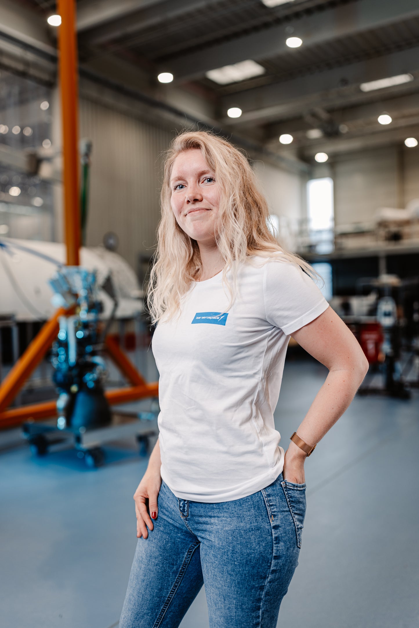 Women T-Shirt Isar Aerospace White